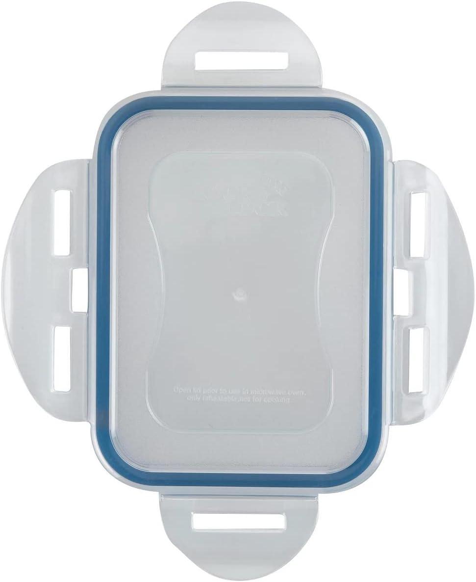 image:imageLOCK amp LOCK Easy Essentials Food Storage lidsAirtight containers BPA Free 14 Piece Tall Rectangle Clear24 Piece