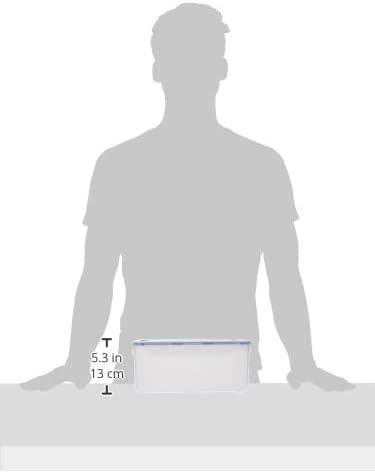 image:imageLOCK amp LOCK Easy Essentials Food Storage lidsAirtight containers BPA Free Square20 ozfor Coffee ClearRectangle 186 Ounce