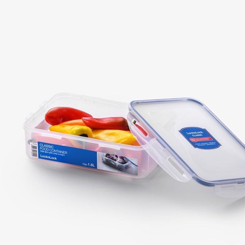 image:imageLOCK amp LOCK Easy Essentials Food Storage lidsAirtight containers BPA Free Square20 ozfor Coffee ClearRectangle 54 Ounce