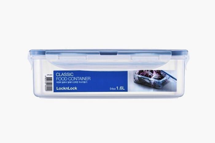 image:imageLOCK amp LOCK Easy Essentials Food Storage lidsAirtight containers BPA Free Square20 ozfor Coffee ClearRectangle 54 Ounce