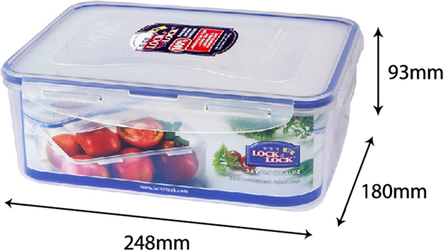 image:imageLOCK amp LOCK Easy Essentials Food Storage lidsAirtight containers BPA Free Square20 ozfor Coffee ClearRectangle 88 Ounce