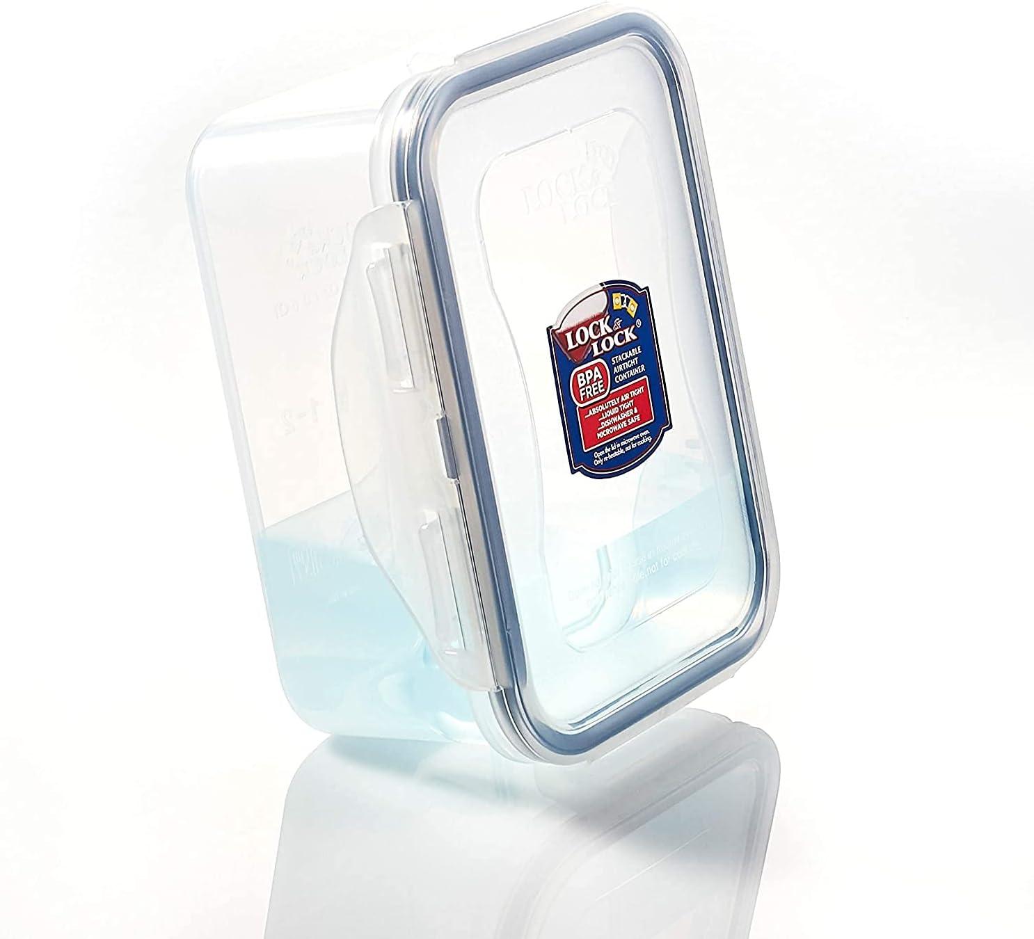 image:imageLOCK amp LOCK Easy Essentials Food Storage lidsAirtight containers BPA Free Square20 ozfor Coffee ClearRectangle 88 Ounce