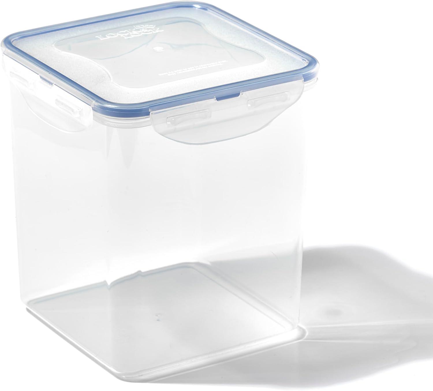 image:imageLOCK amp LOCK Easy Essentials Food Storage lidsAirtight containers BPA Free Square20 ozfor Coffee ClearSquare 88 Ounce