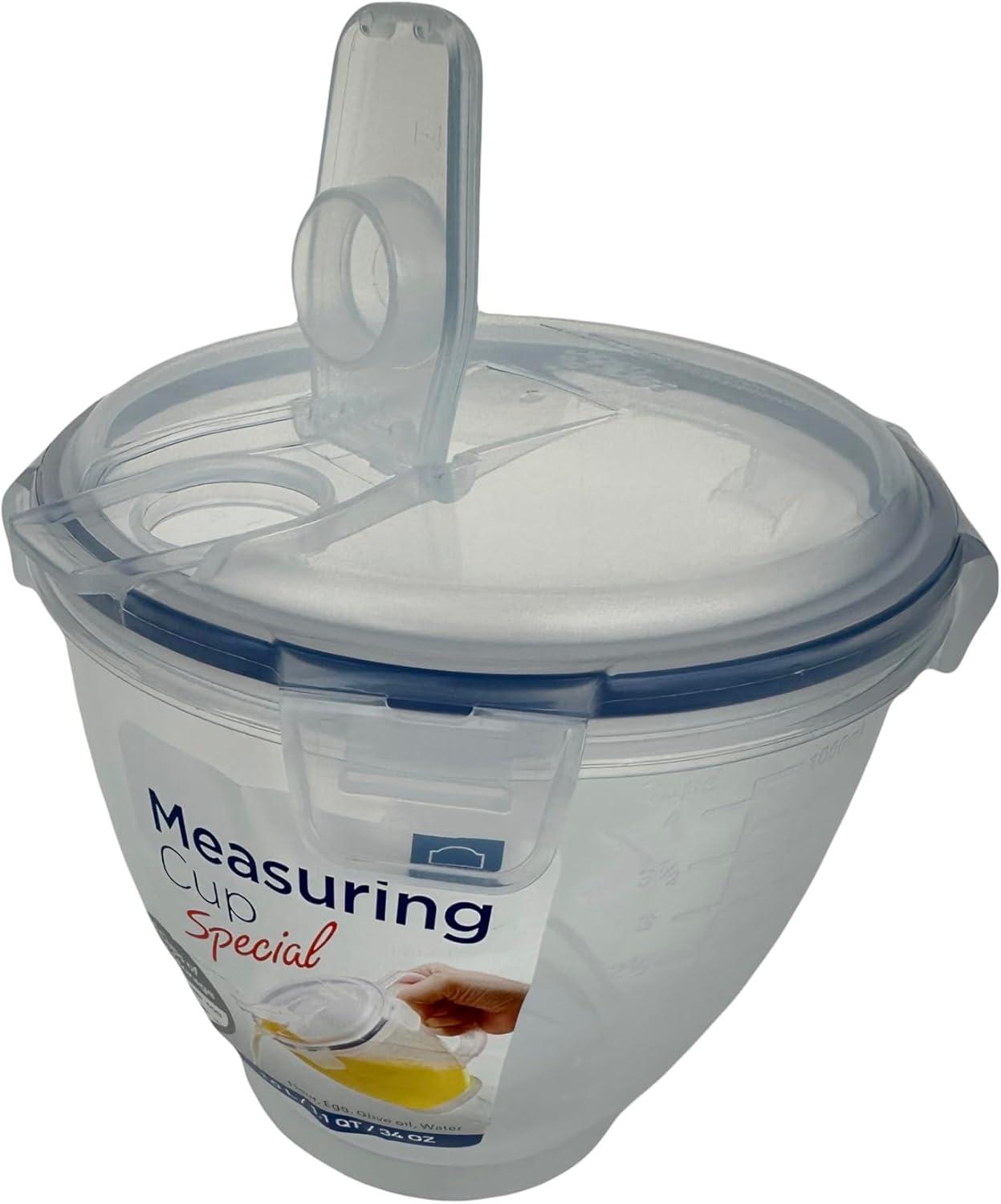 image:imageLOCK amp LOCK SPECIAL Measuring Bowl with Handle 3381oz 423cup 11 L Pack of 1
