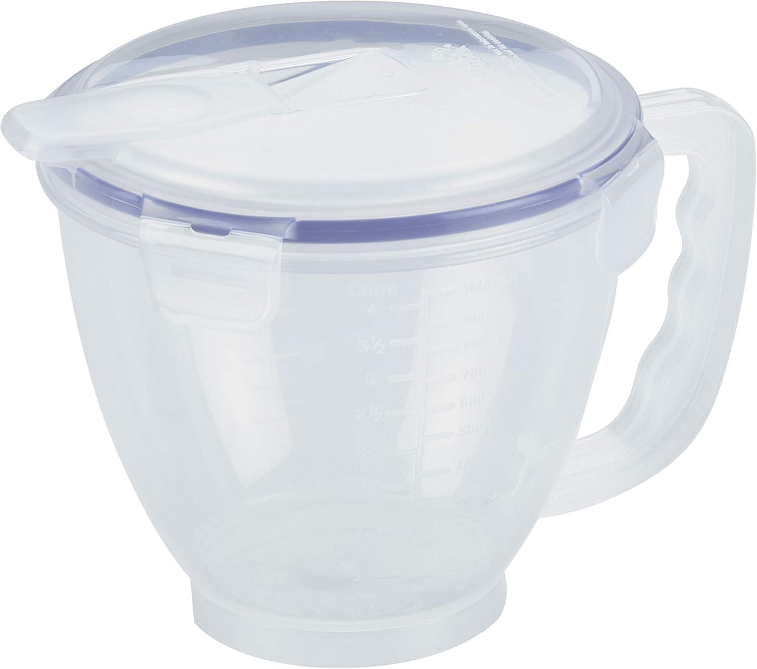 image:imageLOCK amp LOCK SPECIAL Measuring Bowl with Handle 3381oz 423cup 11 L Pack of 4