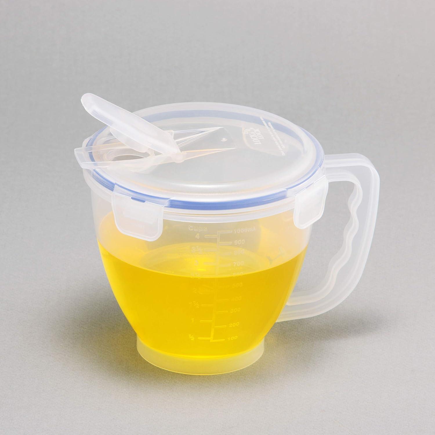 image:imageLOCK amp LOCK SPECIAL Measuring Bowl with Handle 3381oz 423cup 11 L Pack of 4