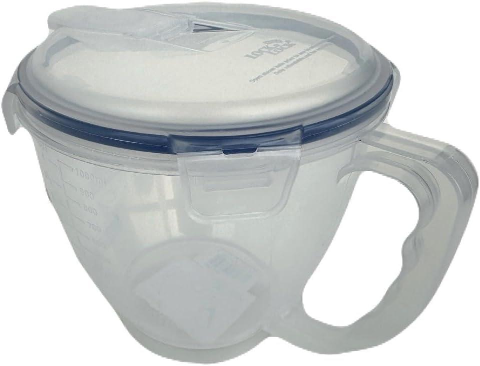 image:imageLOCK amp LOCK SPECIAL Measuring Bowl with Handle 3381oz 423cup 11 L Pack of 4