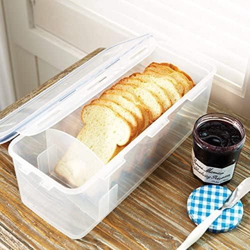 image:imageLocknLock Easy Essentials Food Storage lidsAirtight containers BPA Free Bread Box211 Cup Clear211 Cup Pack of 1