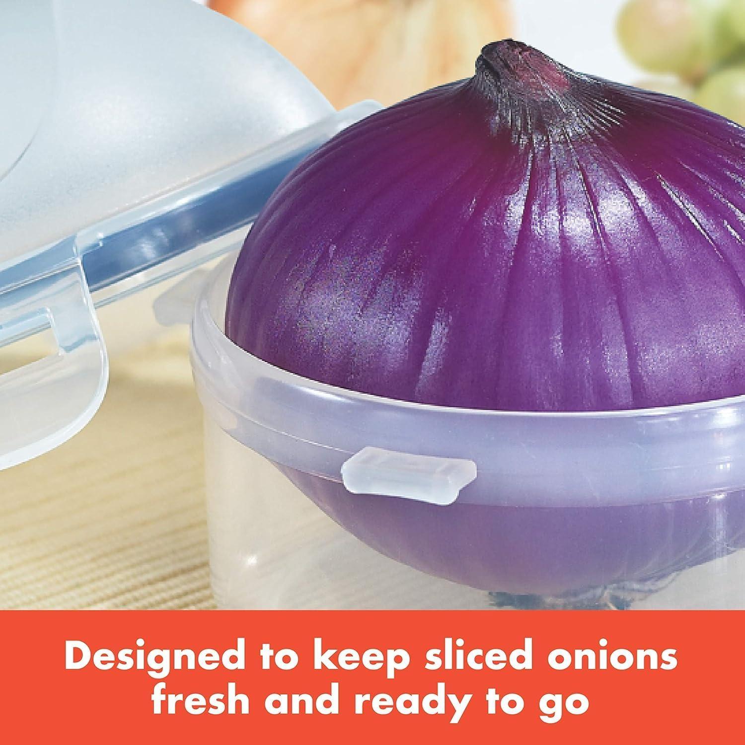 image:imageLocknLock Easy Essentials Food Storage lidsAirtight containers BPA Free Onion10 oz Clear10 oz