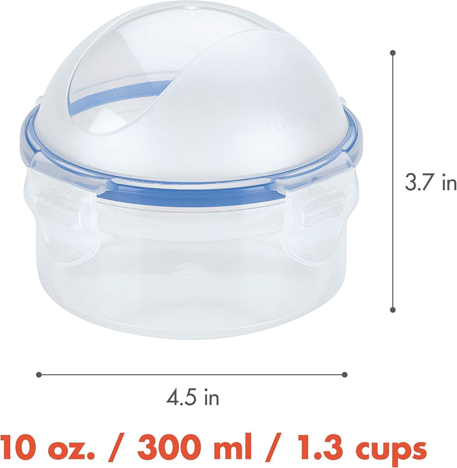 image:imageLocknLock Easy Essentials Food Storage lidsAirtight containers BPA Free Onion10 oz Clear10 oz