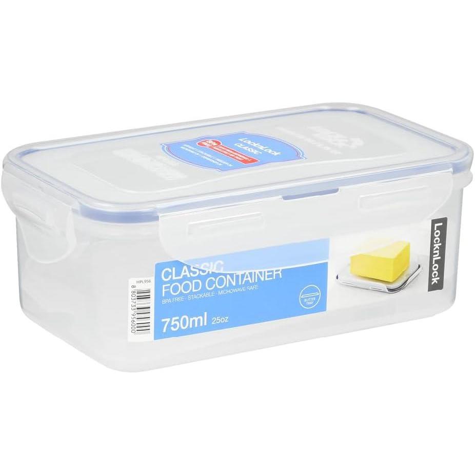 image:imageLOCK amp LOCK Easy Essentials Food Storage lidsAirtight containers BPA Free Butter25 oz Clear25 oz