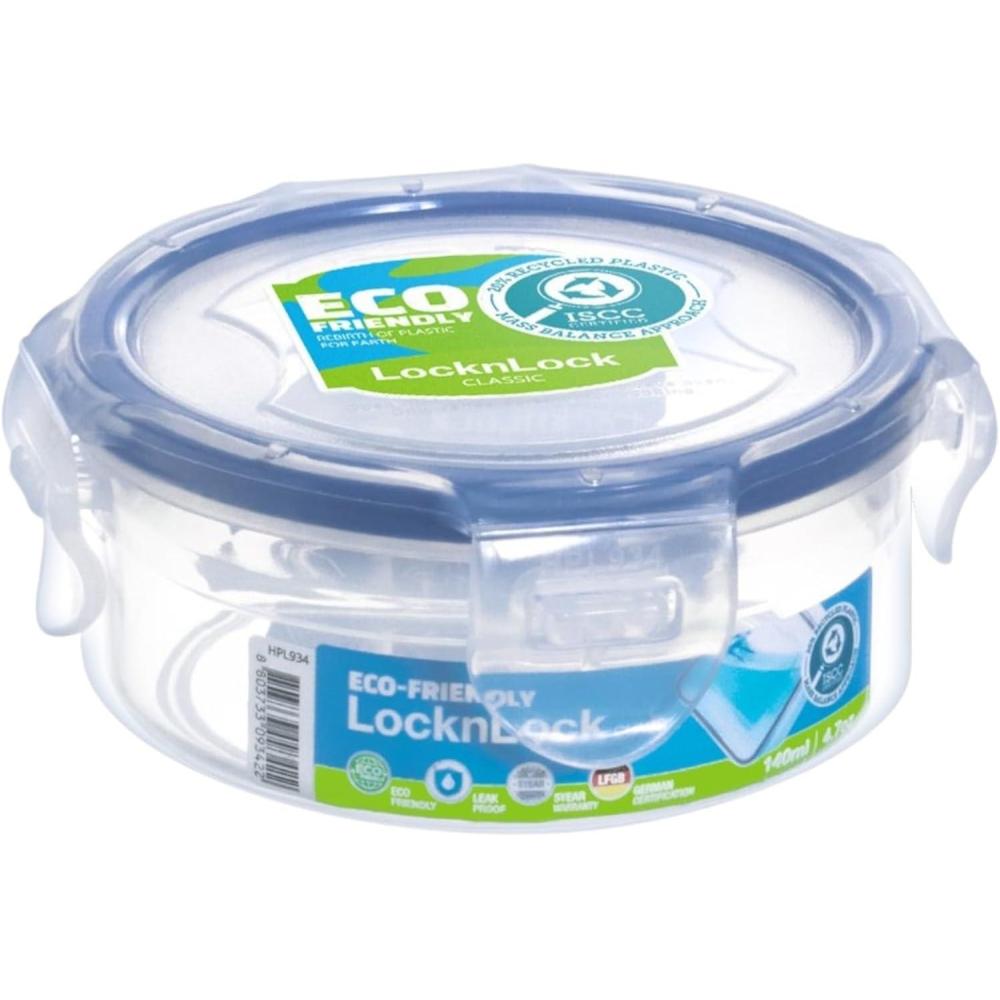 image:imageLOCK amp LOCK Easy Essentials Food Storage lidsAirtight containers BPA Free Round 5 oz for Sauces amp dips Clear5 Ounce