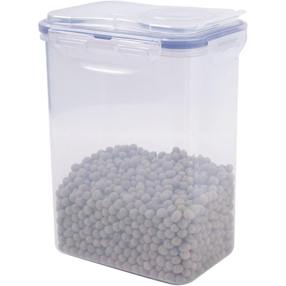 image:imageLOCK amp LOCK Easy Essentials Food Storage lidsAirtight containers BPA Free Round 5 oz for Sauces amp dips Clear761Cup