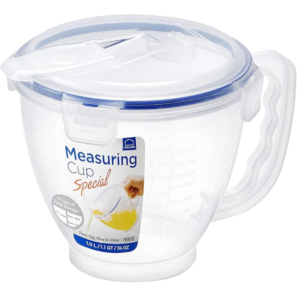 image:imageLOCK amp LOCK SPECIAL Measuring Bowl with Handle 3381oz 423cup 11 L Pack of 1