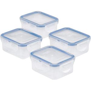LOCK & LOCK Easy Essentials Food Storage Container Set, 4-Piece -Clear(4 Piece)