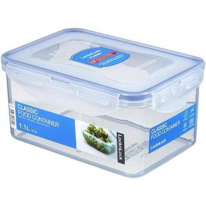 LOCK & LOCK Easy Essentials Food Storage lids/Airtight containers, BPA Free, Square-20 oz-for Coffee, Clear(Rectangle – 37 Ounce)