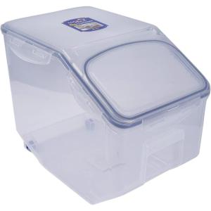 LOCK & LOCK Easy Essentials Food lids (flip-top) / Pantry Storage/Airtight containers, BPA Free, top-16.5 Cup-for Cereal, Clear(50.72-Cup)
