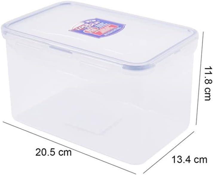 image:imageLOCK amp LOCK Easy Essentials Food LidsPantry StorageAirtight Containers BPA Free Rectangle 8 Cup for Cookies Clear8 Cup