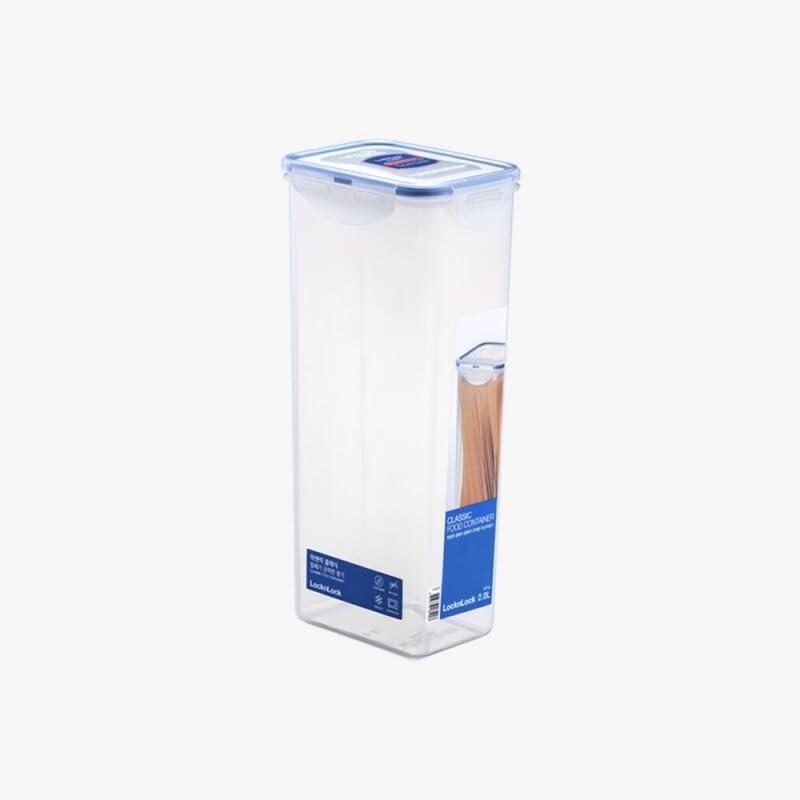 image:imageLOCK amp LOCK Easy Essentials Food LidsPantry StorageAirtight Containers BPA Free Rectangle 8 Cup for Cookies Clear85 Cup