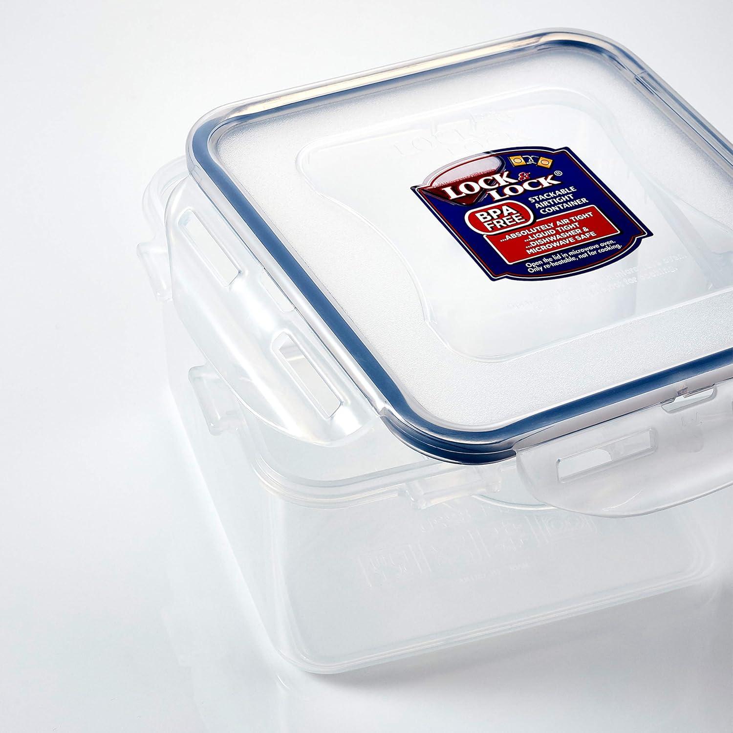 image:imageLOCK amp LOCK Easy Essentials Twist Food Storage lidsAirtight containers BPA Free Short22 ozfor Fruits Clear