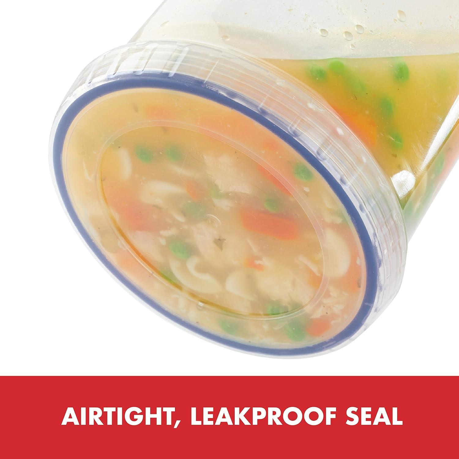 image:imageLOCK amp LOCK Easy Essentials Twist Food Storage lidsAirtight containers BPA Free Short22 ozfor Fruits Clear