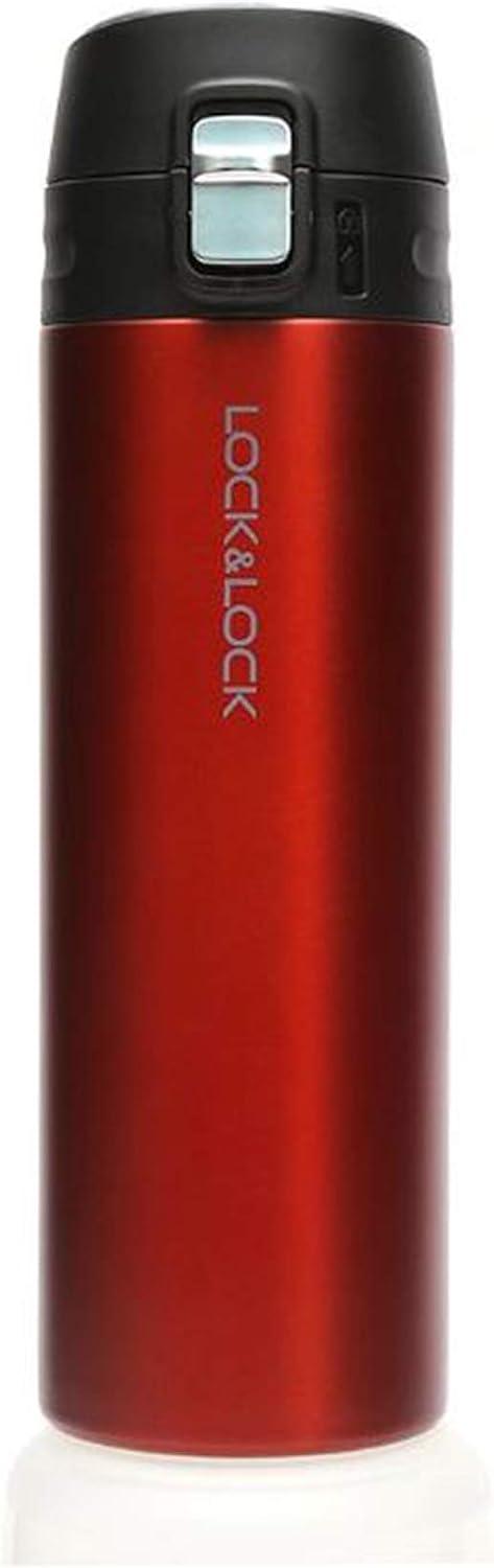 image:imageLOCK amp LOCK Feather Light Stainless Steel Vacuum Insulated Thermal Travel Mug 17 oz Ruby RedRed