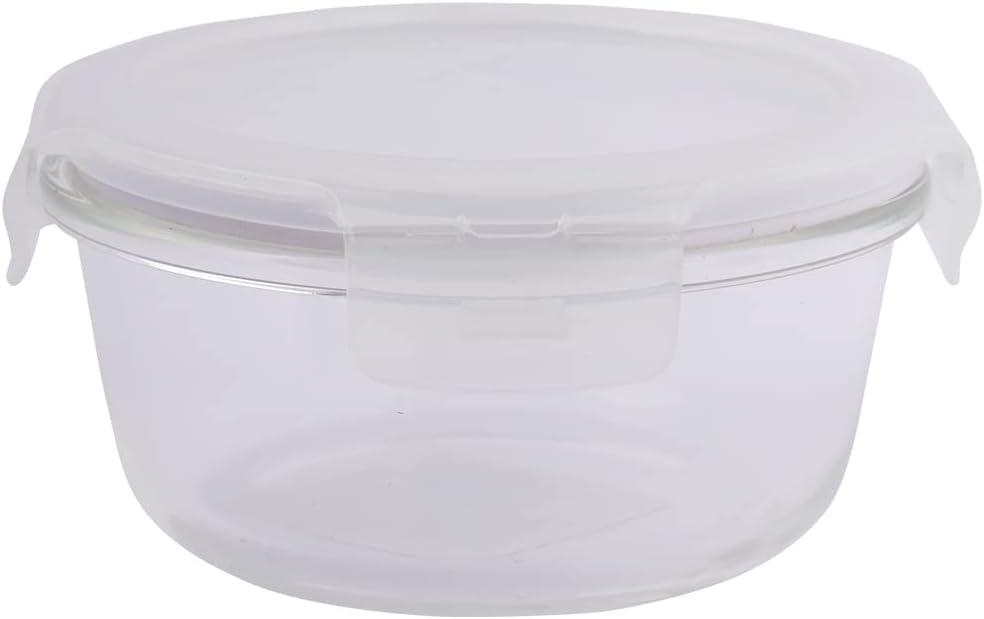 image:imageLOCK amp LOCK Purely Better Glass Food Storage Container with Lid Round13 oz Clear13 Oz