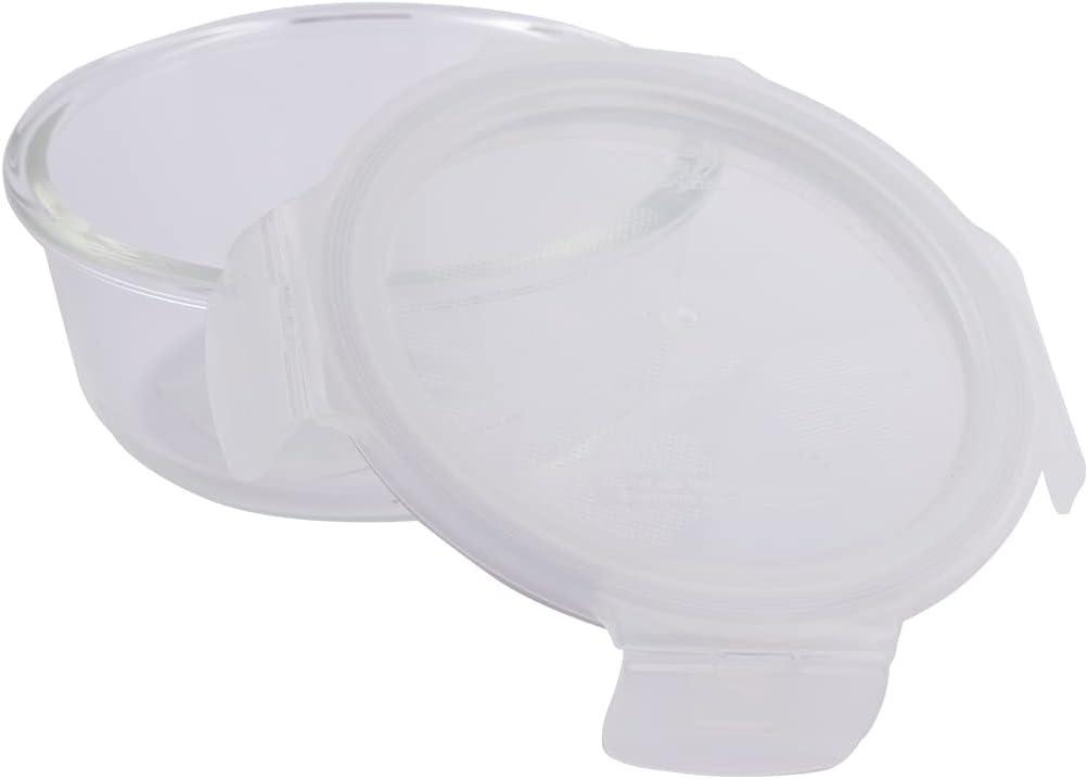 image:imageLOCK amp LOCK Purely Better Glass Food Storage Container with Lid Round13 oz Clear13 Oz