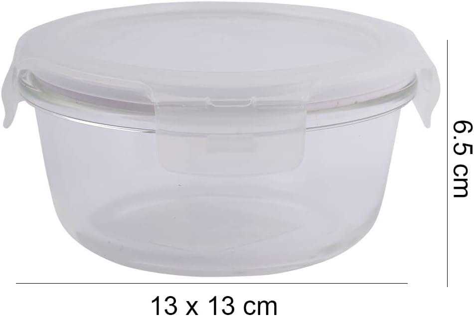 image:imageLOCK amp LOCK Purely Better Glass Food Storage Container with Lid Round13 oz Clear13 Oz
