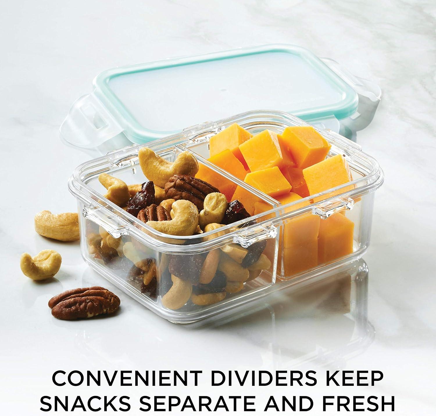 image:imageLOCK amp LOCK Purely Better Tritan ContainerRectangle Food Storage Bin 12 Ounce Clear12 Oz