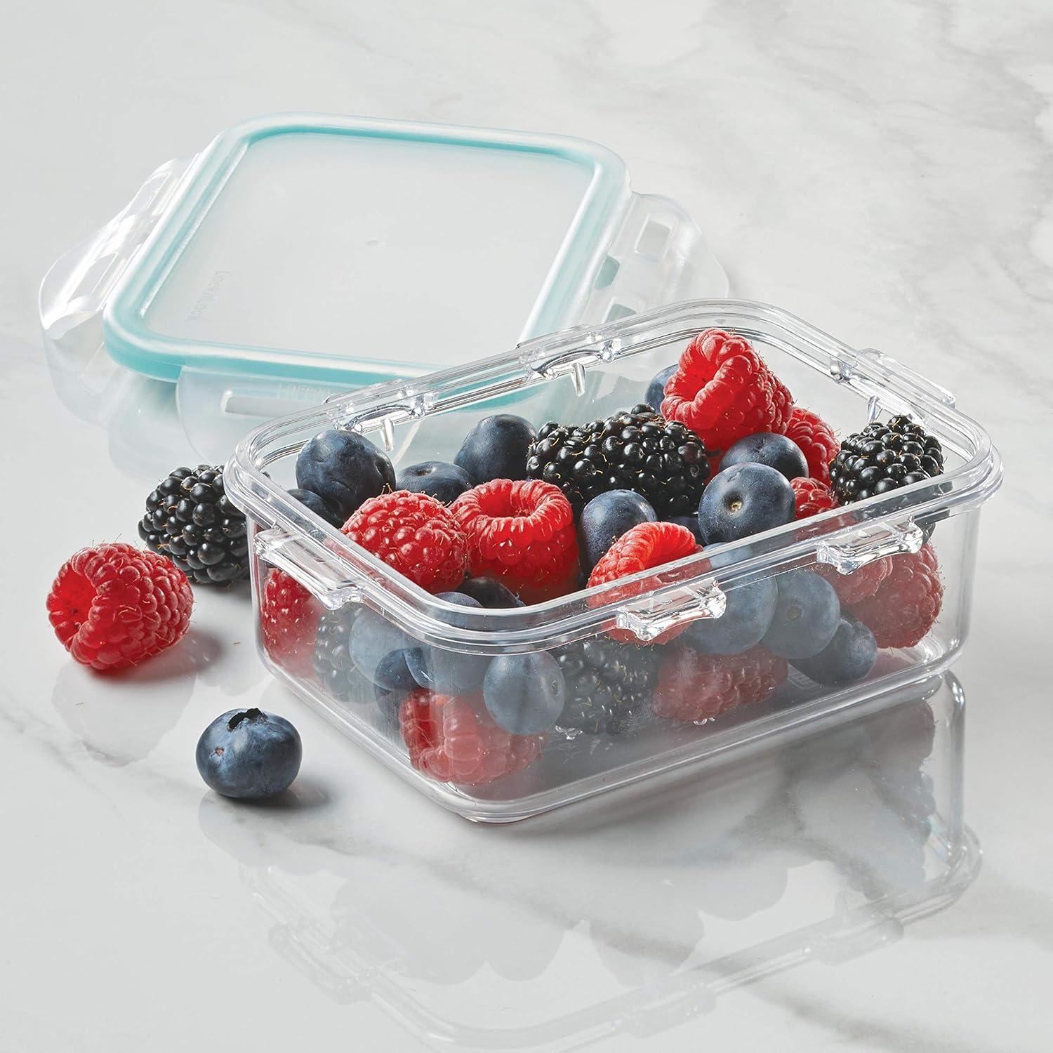 image:imageLOCK amp LOCK Purely Better Tritan ContainerRectangle Food Storage Bin 37 Ounce ClearRectangle
