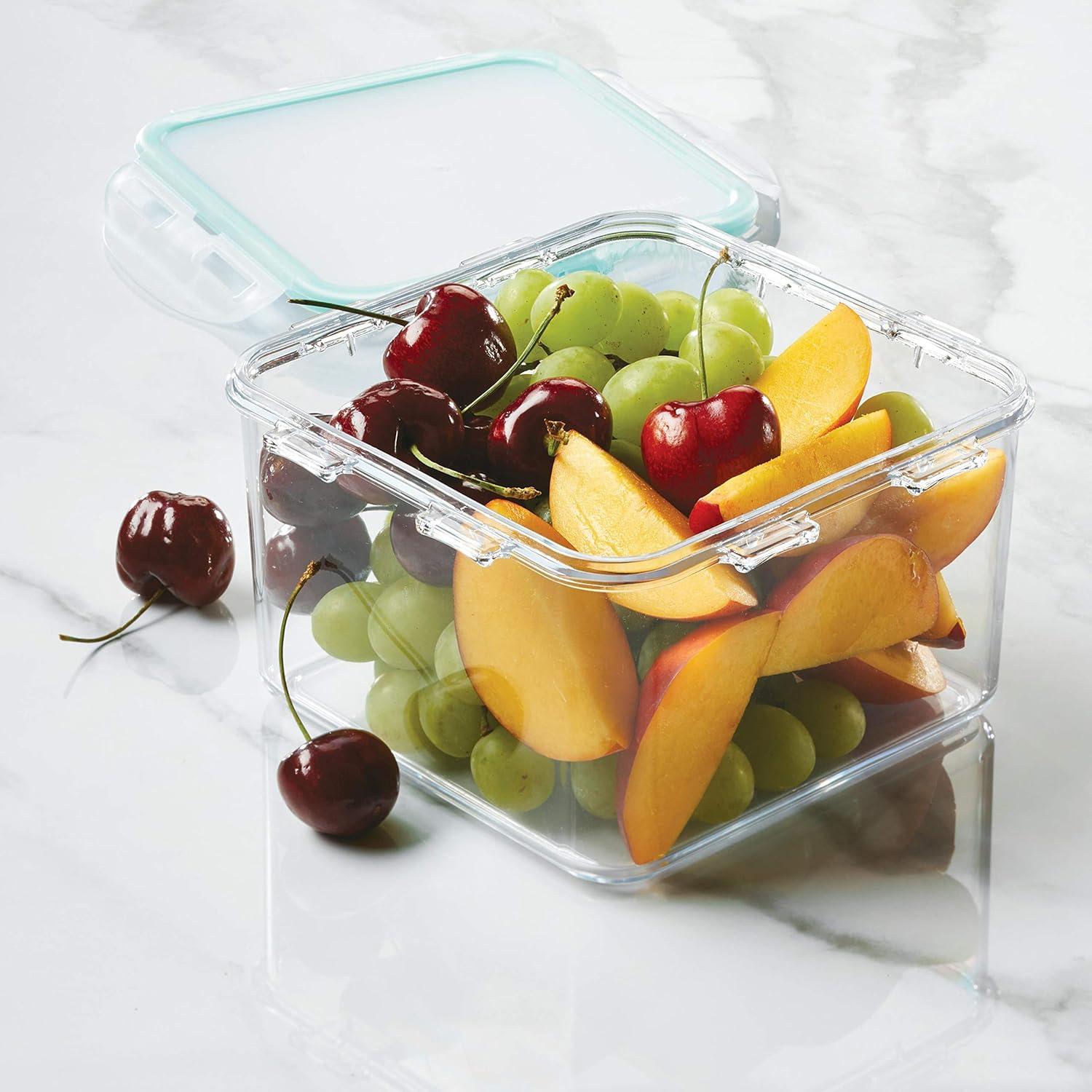 image:imageLOCK amp LOCK Purely Better Tritan ContainerRectangle Food Storage Bin 37 Ounce ClearSquare