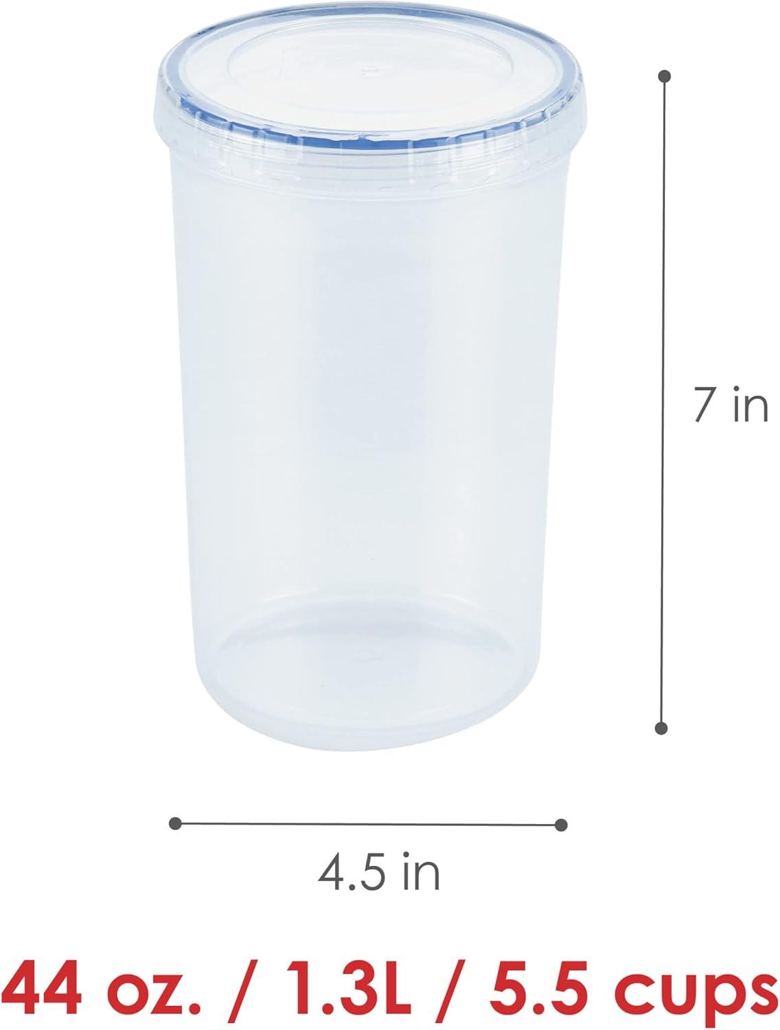 image:imageLock amp Lock Easy Essentials Food Storage Bin SetAirtight Container LidsBPAFreeDishwasher Safe 20 Piece Clear