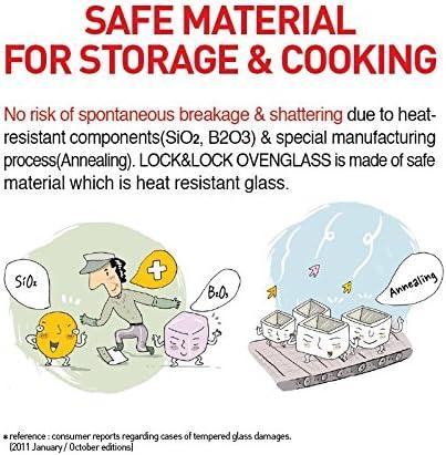 image:imageLock amp Lock Purely Better Glass Food Storage Container with Steam Vent Lid Square17 oz Color May VaryRound 3212 oz