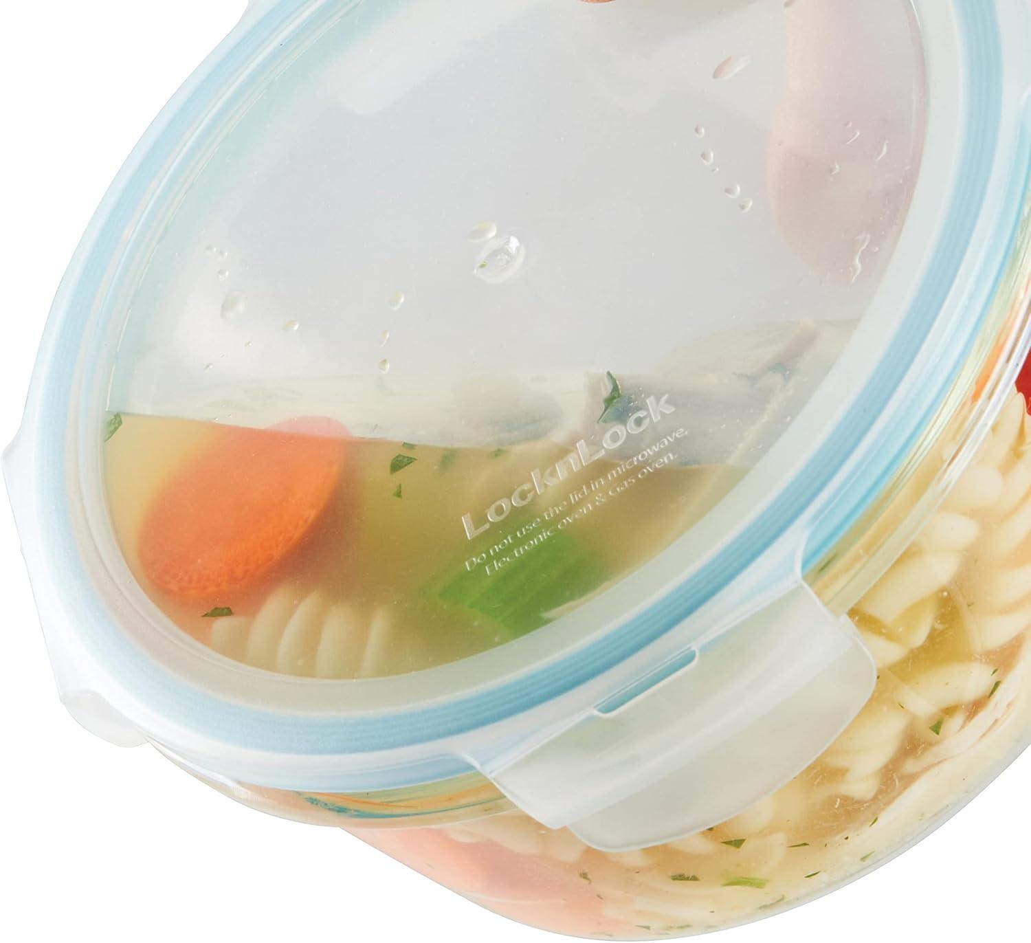 image:imageLock amp Lock Purely Better Glass Food Storage Container with Steam Vent Lid Square17 oz Color May VarySquare 22 oz
