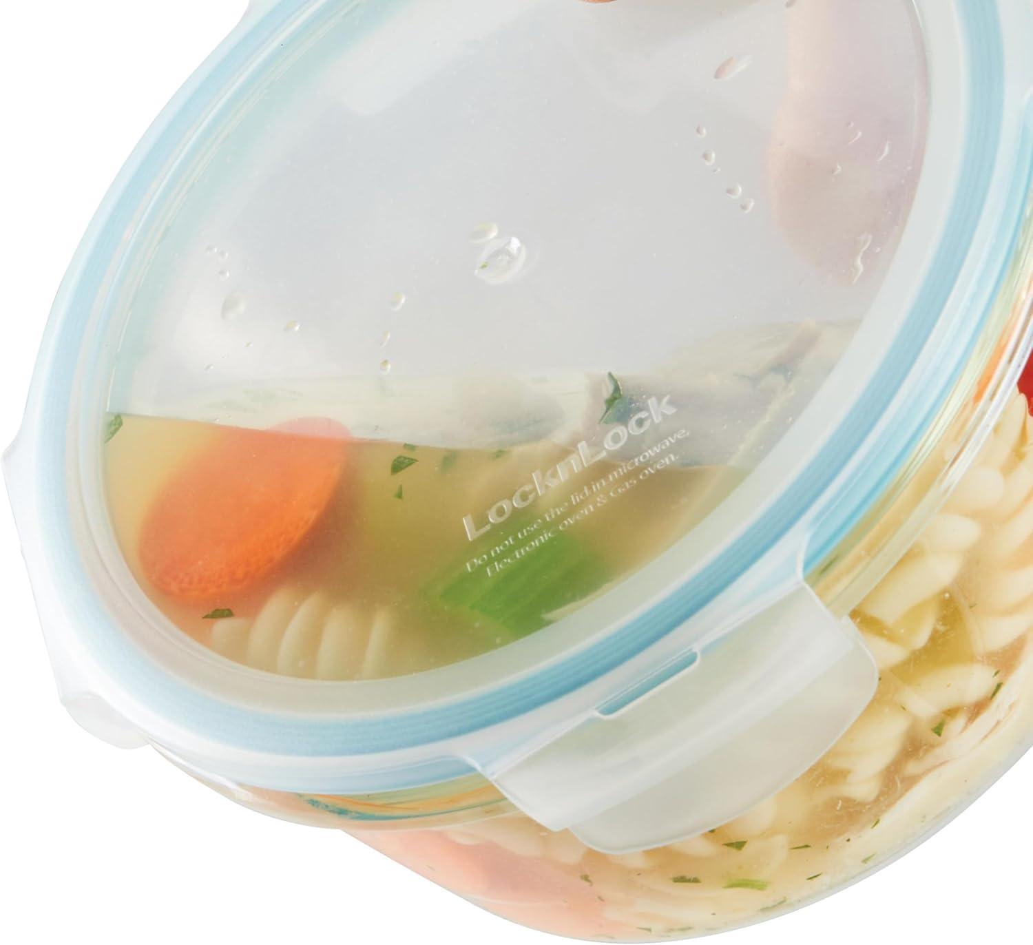 image:imageLock amp Lock Purely Better Glass Food Storage Container with Steam Vent Lid Square17 oz Color May VarySquare 22 oz