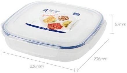 image:imageLocknLock Easy Essentials Food Storage Container SetFood Storage Bin Set 8 Piece Clear1 35 L