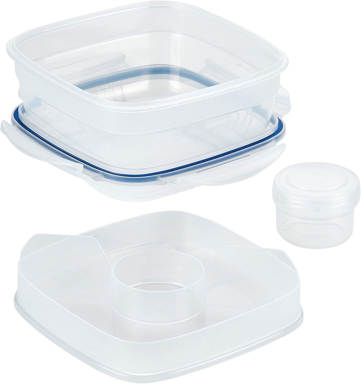 image:imageLocknLock Easy Essentials Food Storage Container SetFood Storage Bin Set 8 Piece Clear1 Count Pack of 2
