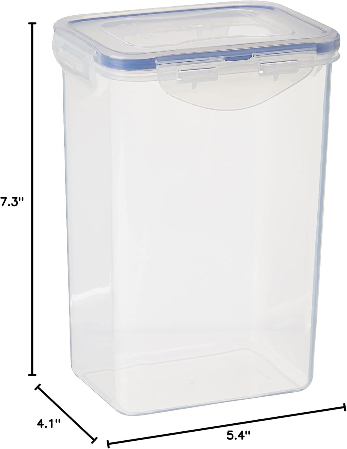 image:imageLocknLock Easy Essentials Pantry Rectangular Food Storage Container 55 Cup Clear1 Count Pack of 3
