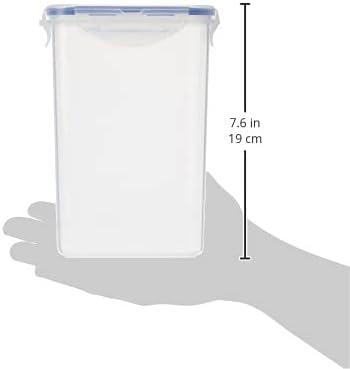 image:imageLocknLock Easy Essentials Pantry Rectangular Food Storage Container 55 Cup Clear1 Count Pack of 3