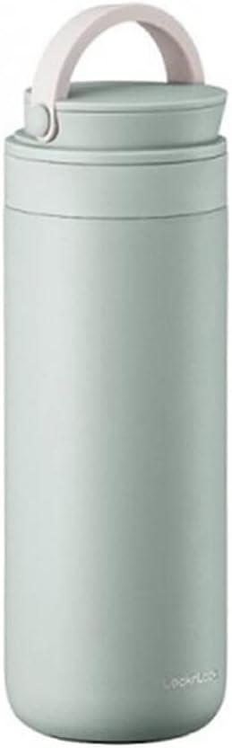 image:imageLocknLock Metro 2Way Tumbler Water Bottle DoubleWall Vacuum Insulated Stainless Steel with Lid and Hand Strap for Travel Hot and Cold Drinks Leakproof Portable 16oz MintMint