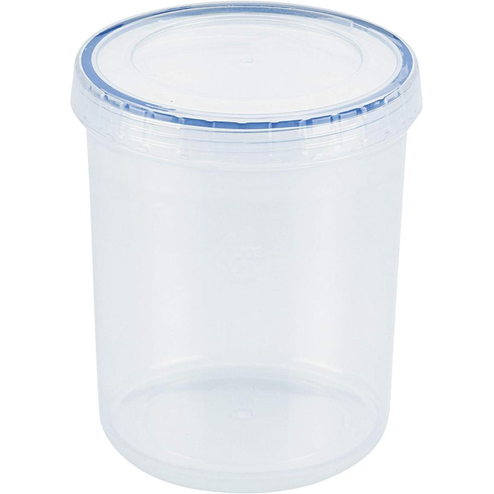 image:imageLOCK amp LOCK Easy Essentials Twist Food Storage lidsAirtight containers BPA Free Tall304oz Clear