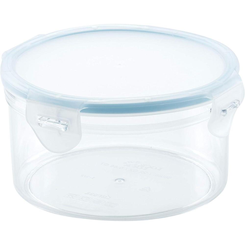 image:imageLOCK amp LOCK Purely Better Tritan ContainerRectangle Food Storage Bin 37 Ounce ClearRound