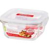image:imageLOCK amp LOCK Purely Better Glass Food Storage Container with Lid 211cup Clear