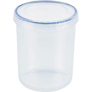 LOCK & LOCK Easy Essentials Twist Food Storage lids/Airtight containers, BPA Free, Tall-30.4oz Clear