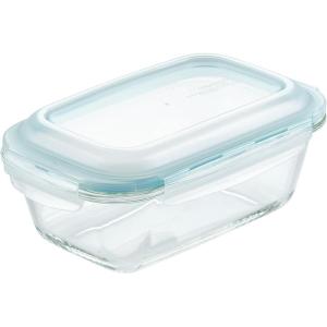 LOCK & LOCK LocknLock Purely Better Glass Round Pie Baking Dish/Food Storage Container with Lid, 9.5 Inch, Clear(Loaf Pan)