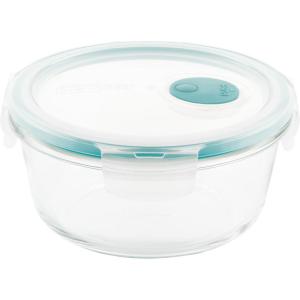 Lock & Lock Purely Better Glass Food Storage Container with Steam Vent Lid, Square-17 oz, Color May Vary(Square – 22 oz)