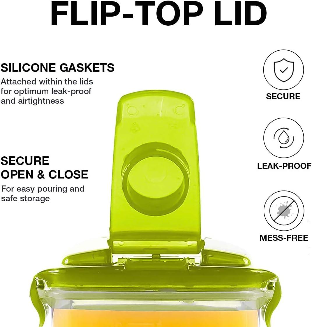 image:imageLocknLock Aqua Fridge Door Water Jug with Handle BPA Free Plastic Pitcher with Flip Top Lid Perfect for Making Teas and Juices 2 Quarts IvoryGreen