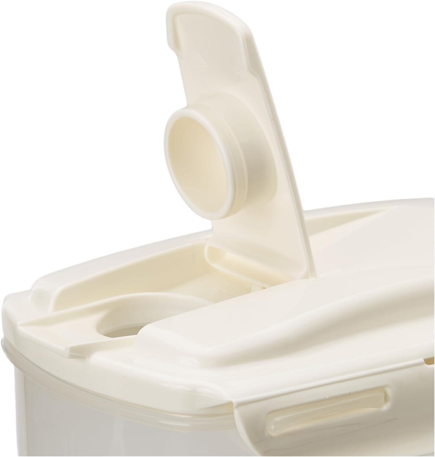 image:imageLocknLock Aqua Fridge Door Water Jug with Handle BPA Free Plastic Pitcher with Flip Top Lid Perfect for Making Teas and Juices 2 Quarts IvoryIvory