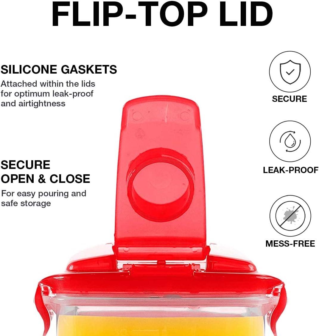 image:imageLocknLock Aqua Fridge Door Water Jug with Handle BPA Free Plastic Pitcher with Flip Top Lid Perfect for Making Teas and Juices 2 Quarts IvoryRed